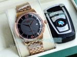 Knockoff Vacheron Constaintin Patrimony Watch Rose Gold Black Dial 40mm